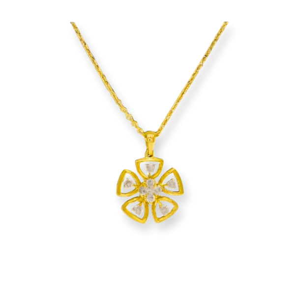 Diamond Pendant with Chain – PJP00421
