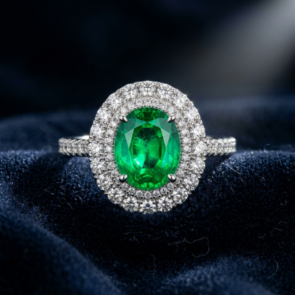 The Royal Emerald & Diamond Ring